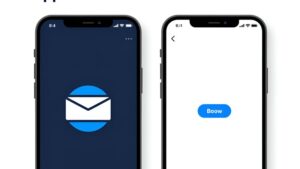 Иллюстрация с современными смартфонами, демонстрирующая интерфейсы и пользовательский опыт мобильных приложений букмекерских контор.